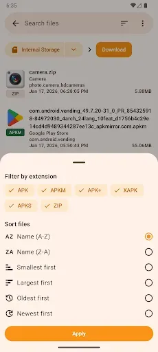 Скриншот 3 — APKMirror Installer (Official)
