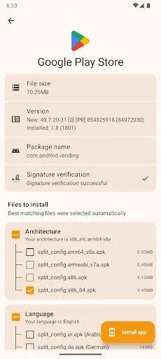 Скриншот 5 — APKMirror Installer (Official)