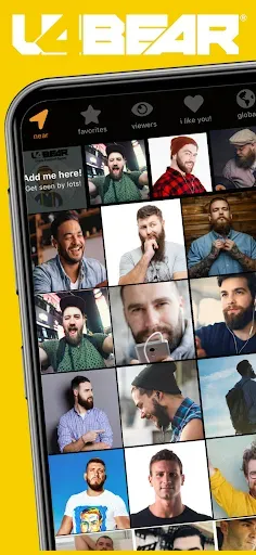 Скриншот 1 — u4Bear: Gay Dating & Chat