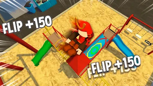 Скриншот 2 — Obby Flip: Ragdoll Parkour