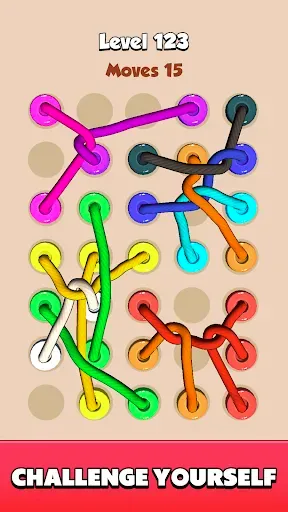 Скриншот 4 — Color Tangled Rope 3D