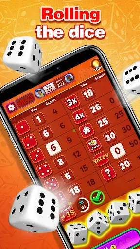 Скриншот 2 — Yatzy Champ: Dice PVP Fun Game