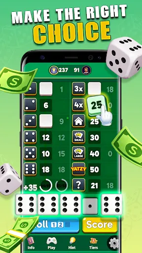 Скриншот 8 — Yatzy Roll: Classic Dice Game