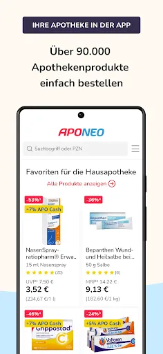 Скриншот 4 — APONEO - E-Rezept & Apotheke