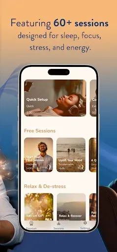 Скриншот 2 — BE LIGHT: Calm & Focus Boost