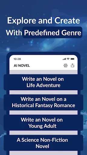 Скриншот 3 — AI Novel Writer - Write Novels