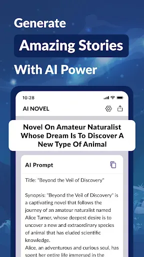Скриншот 4 — AI Novel Writer - Write Novels