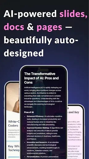 Скриншот 2 — AI Presentation Maker & Slides