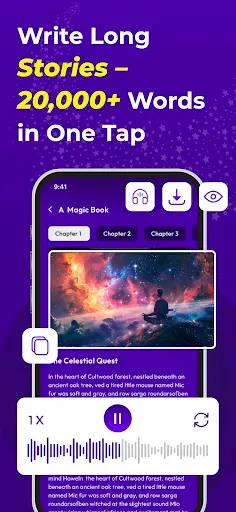 Скриншот 2 — AI Story Write-Писать рассказы