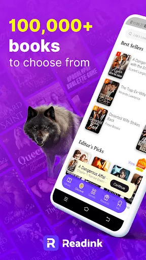 Скриншот 1 — Readink – Stories & Books