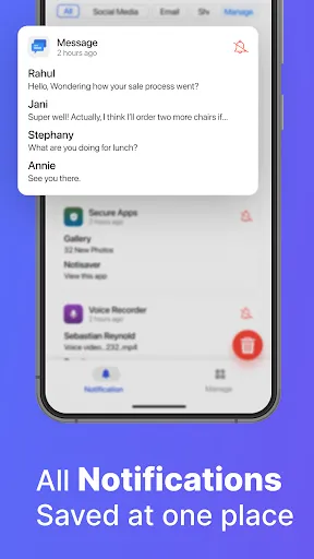 Скриншот 2 — Notification Manager: Notisave