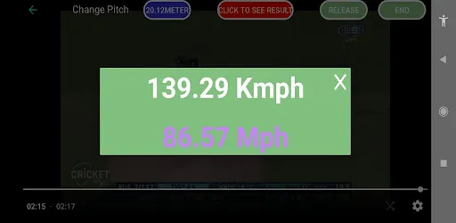Скриншот 2 — Bowling Speed Test
