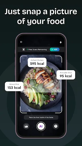 Скриншот 2 — Calosync AI - Calorie Counter