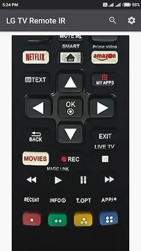 Скриншот 3 — LG TV Remote IR