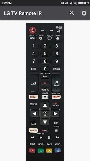 Скриншот 5 — LG TV Remote IR