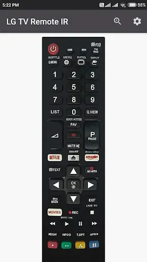 Скриншот 7 — LG TV Remote IR