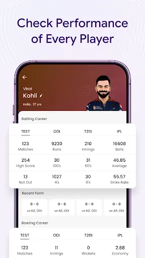 Скриншот 6 — Cricket Guru - Fast Live Score