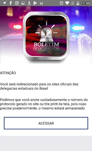 Скриншот 6 — BO: Guia Boletim de ocorrencia