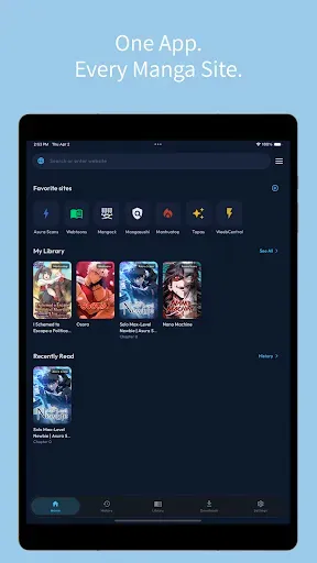 Скриншот 6 — EZ Manga - Web Browser