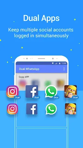 Скриншот 1 — Dual App Lite
