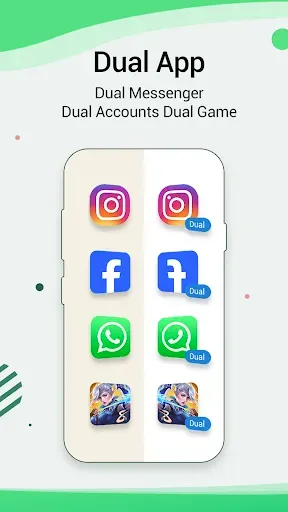 Скриншот 1 — Dual App - Multiple Accounts