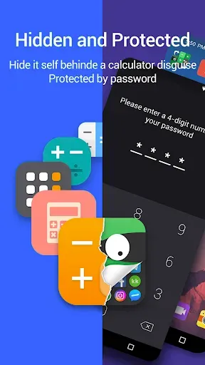 Скриншот 2 — App Hider-Hide Apps and Photos