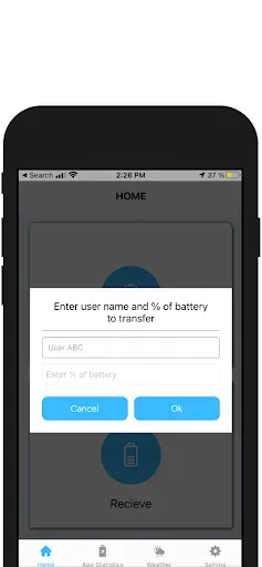 Скриншот 4 — Battery Transfer / Receiver