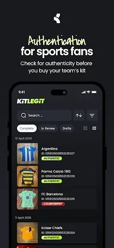 Скриншот 3 — KitLegit: Apparel Verification