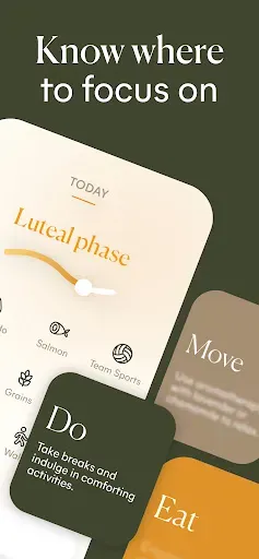 Скриншот 2 — Lively: Cycle Syncing, Period