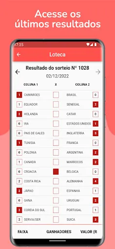 Скриншот 7 — Resultados da Loteria