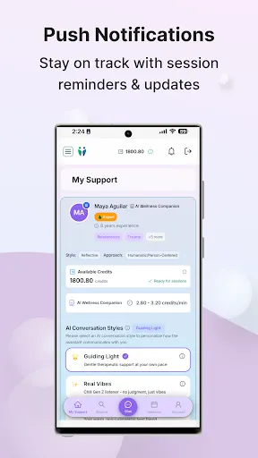 Скриншот 4 — Menthra: AI Wellness Companion