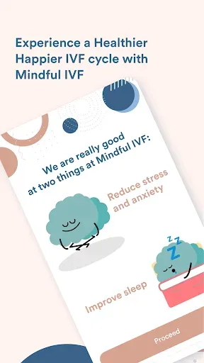 Скриншот 1 — Mindful IVF : Meditate & Relax