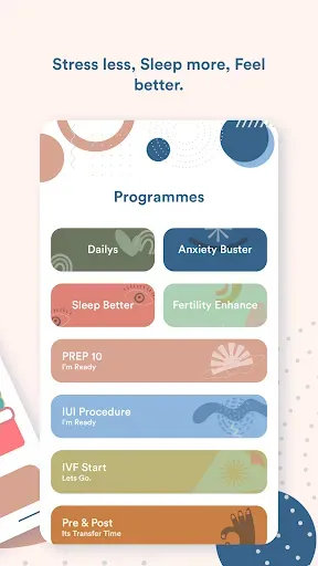 Скриншот 2 — Mindful IVF : Meditate & Relax