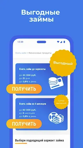 Скриншот 4 — MoneyDay: займы сразу на карту