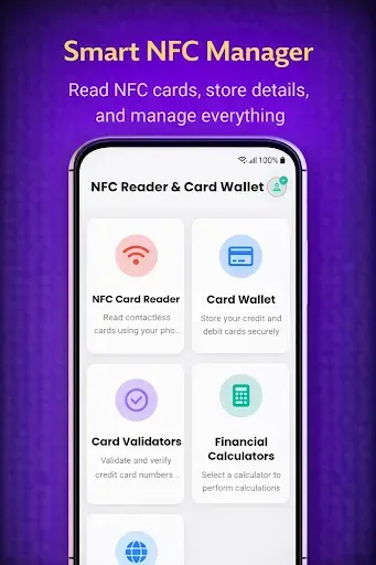 Скриншот 1 — NFC Reader & Card Wallet