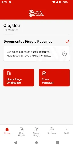 Скриншот 2 — Nota Fiscal Mineira