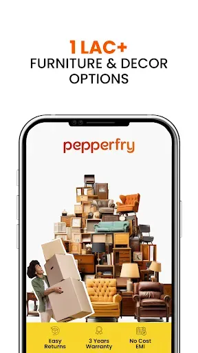 Скриншот 1 — Pepperfry Furniture Store
