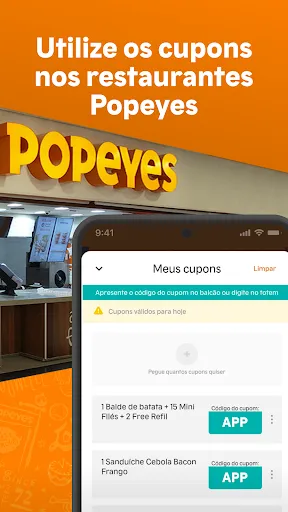 Скриншот 4 — Popeyes Brasil