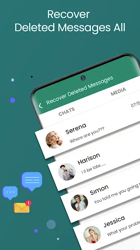 Скриншот 1 — Recover Deleted Messages All