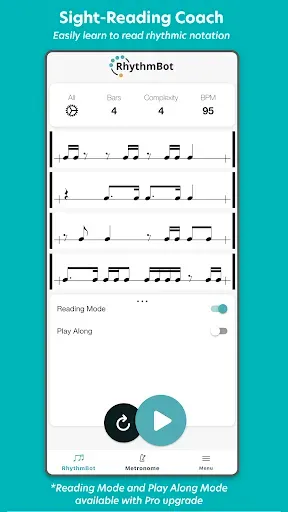 Скриншот 2 — RhythmBot: Rhythmic Trainer