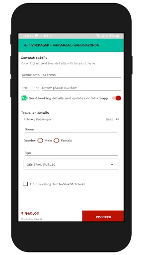 Скриншот 5 — TGSRTC Official Online Booking