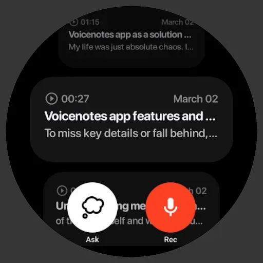 Скриншот 8 — Voicenotes