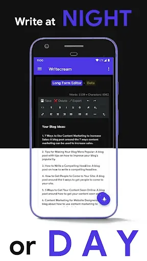 Скриншот 5 — Writecream - AI Content Writer