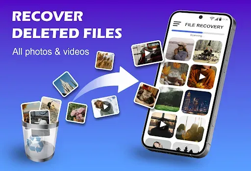 Скриншот 1 — Files & Photos Recovery App