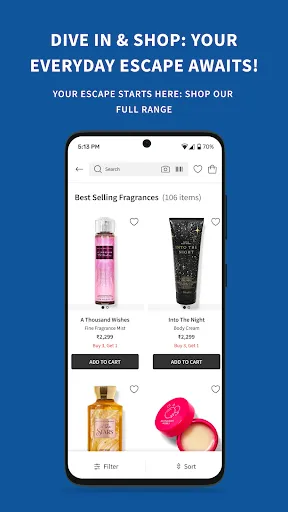 Скриншот 2 — Bath & Body Works India