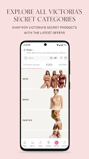 Скриншот 1 — Victoria's Secret India