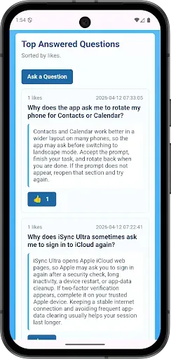 Скриншот 5 — iSync Ultra: Access to iCloud