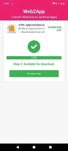 Скриншот 3 — Web2App Pro: Website to App
