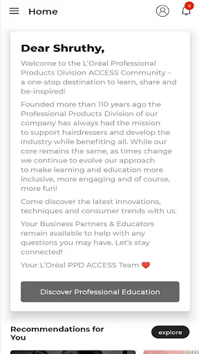 Скриншот 1 — L'Oréal ACCESS IN