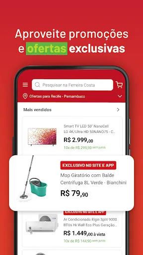 Скриншот 4 — Ferreira Costa: Compras online